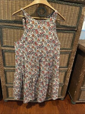 Cream Floral Tiered Mini Dress by Natural Life